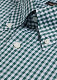 Paul Stuart Cotton Classic Gingham Sport Shirt, thumbnail 3