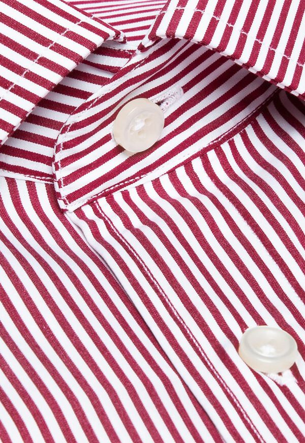 Paul Stuart Slim Fit Cotton Bengal Stripe Dress Shirt, image 2