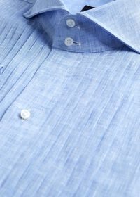 新品 BAA SUPERIOR FRONT PLEATS SHIRT Linen Pleated Front Formal Dress Shirt