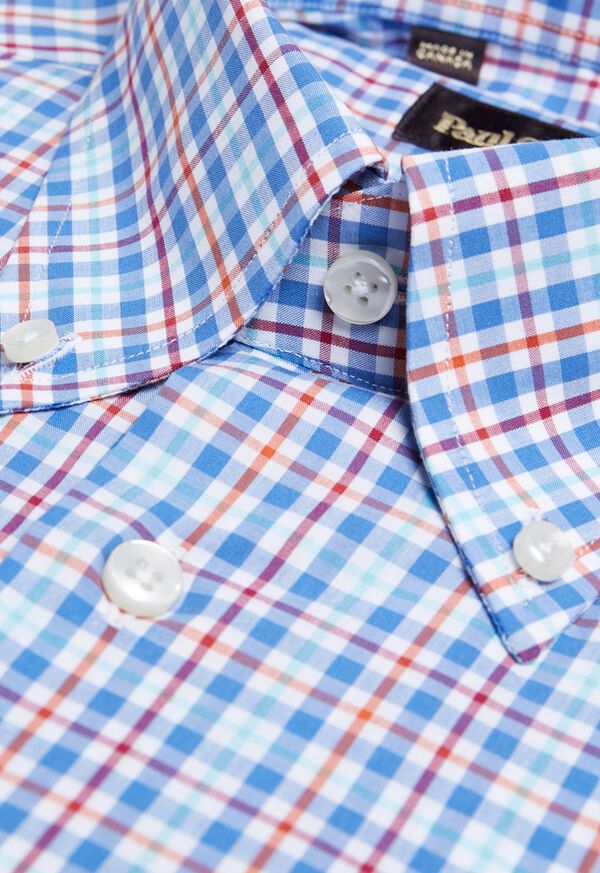 Paul Stuart Plaid Sport Shirt, image 2