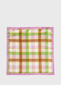 Paul Stuart Multi Plaid Pocket Square, thumbnail 2