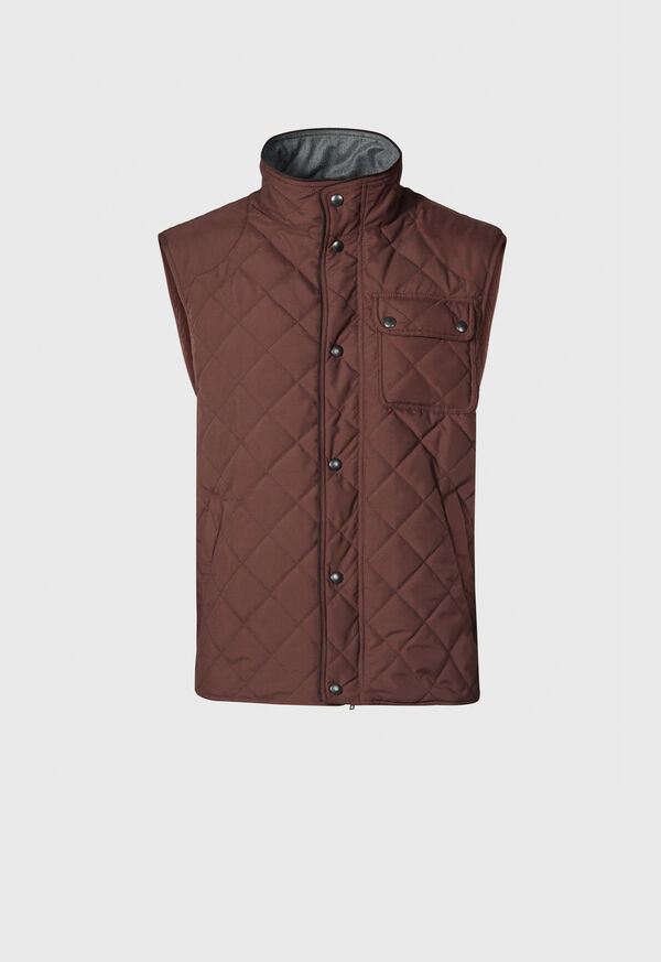 Paul Stuart Diamond Quilted Vest, image 1