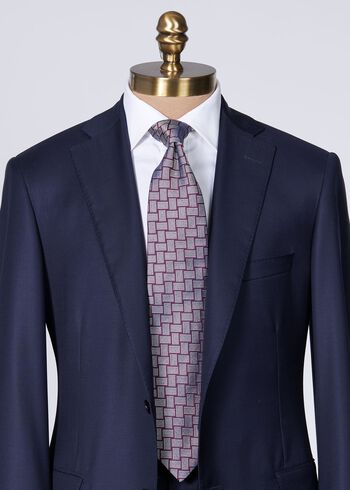 Paul Stuart Woven Silk Deco Tie