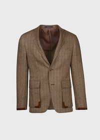 Paul Stuart Herringbone Linen & Wool Highlander Jacket, thumbnail 1