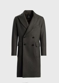 Paul Stuart Raised Wool Twill Double Breasted Coat, thumbnail 1