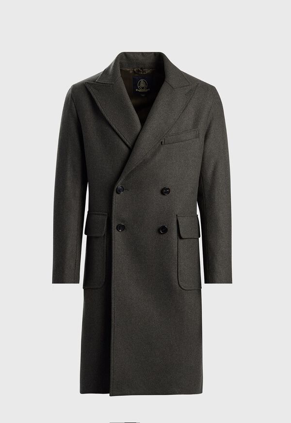 Paul Stuart Raised Wool Twill Double Breasted Coat, image 1