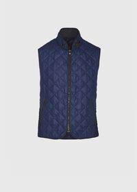 Paul Stuart Merino Wool Flannel Quilted Vest, thumbnail 1