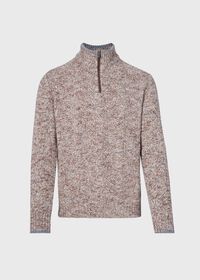 Paul Stuart Marled Quarter Zip Sweater, thumbnail 2