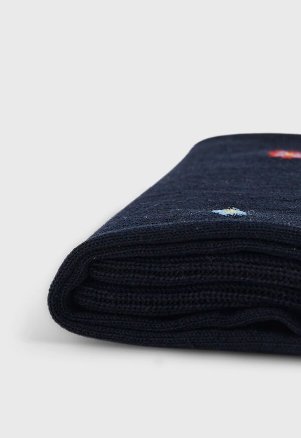 Paul Stuart Geometric Floral Sock, image 2