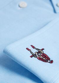 Paul Stuart Cotton Oxford Logo Sport Shirt, thumbnail 3