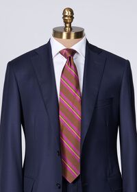 Paul Stuart Silk Mogador Stripe Tie, thumbnail 4