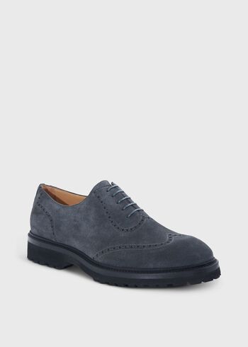 Paul Stuart Homer Suede Wing Tip Oxford