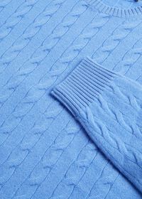 Paul Stuart Cashmere Cable Crewneck Sweater, thumbnail 3