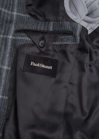 Paul Stuart Grey Plaid Wool Sport Jacket, thumbnail 4