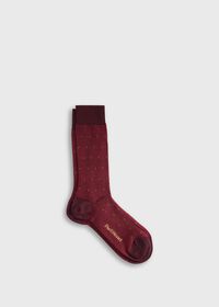 Paul Stuart Oxford Dot Sock, thumbnail 1