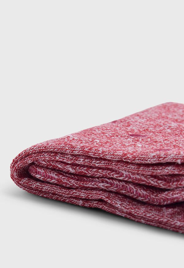 Paul Stuart Linen Mélange Dotted Sock, image 2