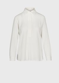 Paul Stuart Blouse With Popover Collar, thumbnail 2