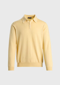 Paul Stuart Egyptian Cotton Long Sleeve Polo, thumbnail 1