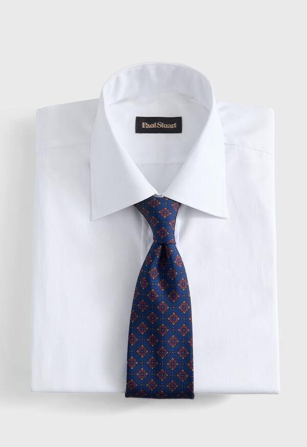 Paul Stuart Silk Medallion Print Tie, image 2