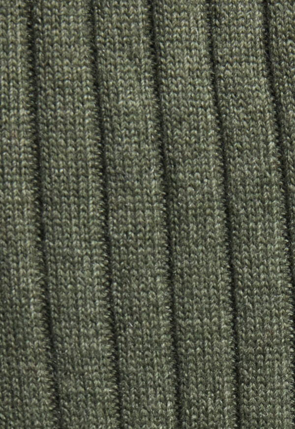 Paul Stuart Solid Color Ribbed Sock, image 3