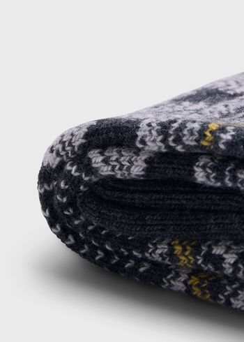 Paul Stuart Pine Tree & Snowflake Sock