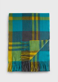 Paul Stuart Woven Cashmere Plaid Scarf, thumbnail 1