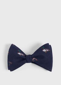 Paul Stuart Wool Mallard Print Bow Tie, thumbnail 1