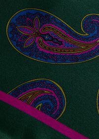 Paul Stuart Paisley Print Pocket Square, thumbnail 3