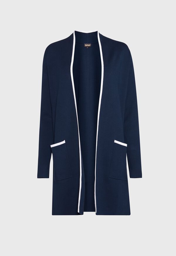 Paul Stuart Long Double Knit Cardigan, image 1