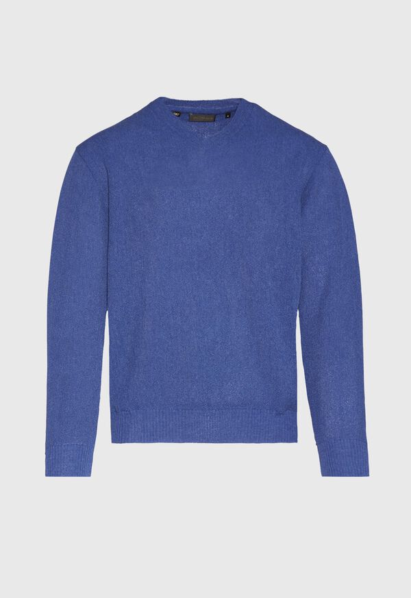 Paul Stuart Classic Alpaca Links V-Neck Sweater, image 1