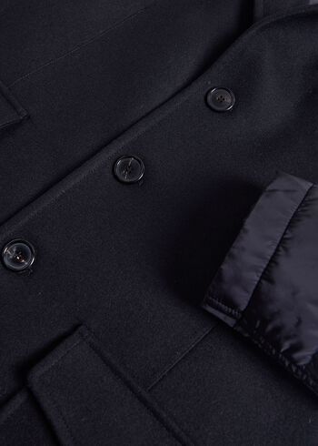 Paul Stuart Wool & Nylon Hybrid Jacket with Gilet