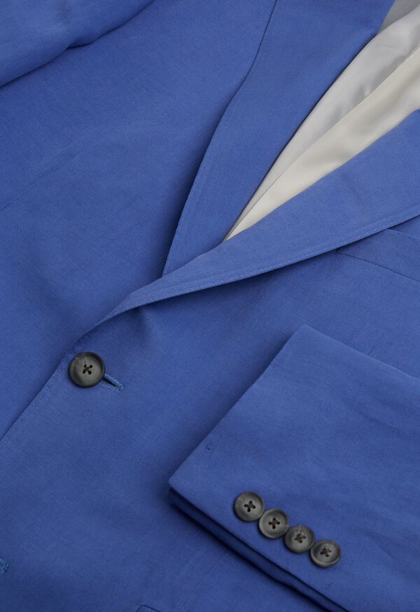 Paul Stuart Cornflower Blue Linen Blend Jacket, image 2