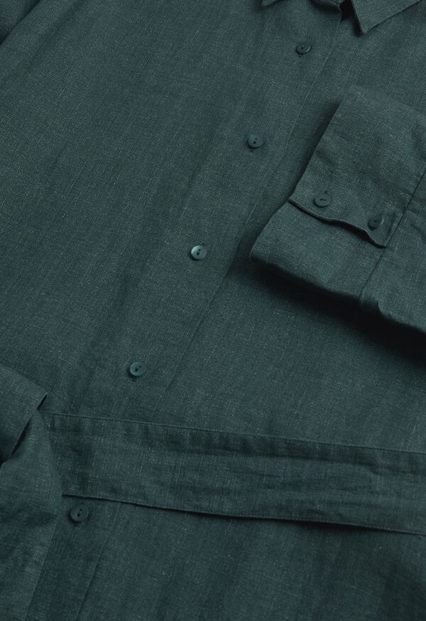 Paul Stuart Belted Shirt Dress, image 2