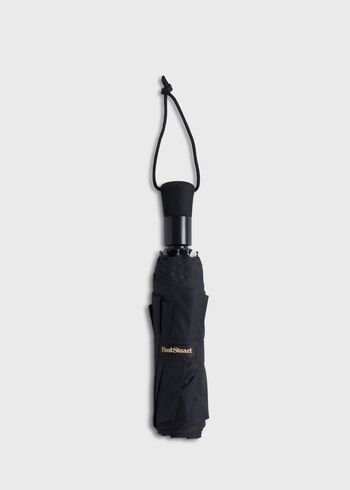 Paul Stuart Black Windproof Umbrella