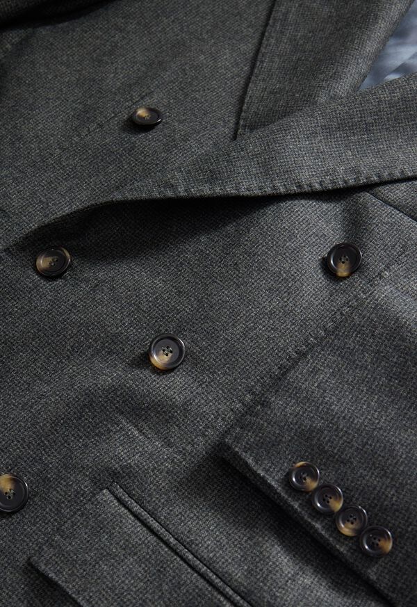 Paul Stuart Double Breasted Wool Houndstooth Suit, image 3