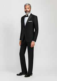 Paul Stuart Black Italian Wool Tuxedo, thumbnail 1