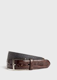 Paul Stuart Crocodile Tip Belt, thumbnail 1