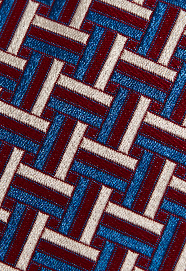 Paul Stuart Woven Silk Basketweave Tie, image 3