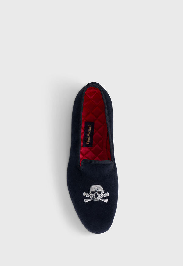 Paul Stuart Tyler Velvet Skull Slip-on, image 4