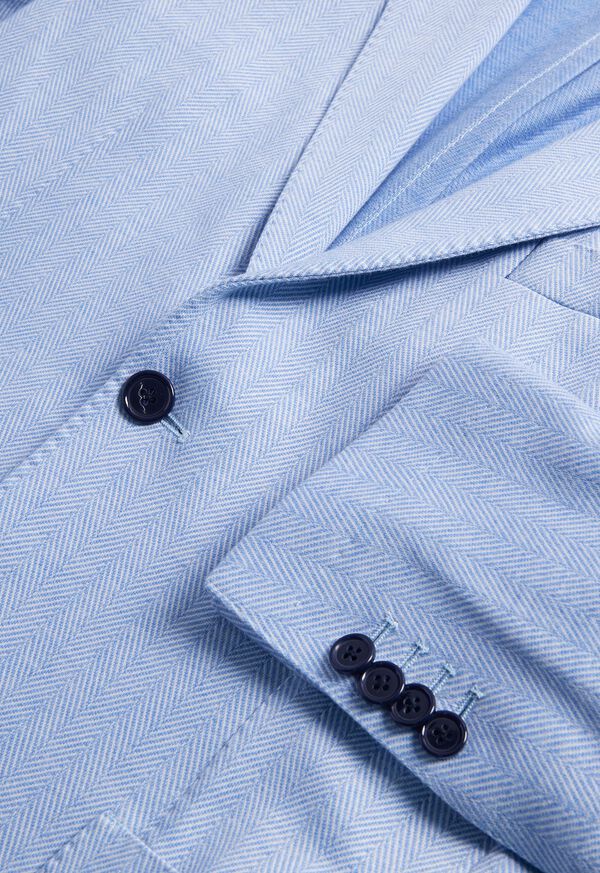 Paul Stuart Herringbone Cotton Jersey Jacket, image 3