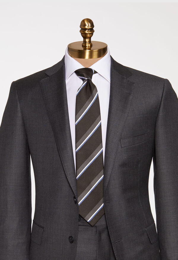 Paul Stuart Stripe Silk Tie, image 2