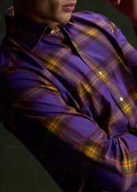 Paul Stuart Plaid Print Sport Shirt, thumbnail 6