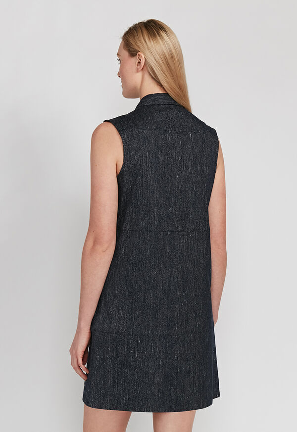 Paul Stuart Sleeveless Denim Dress, image 2