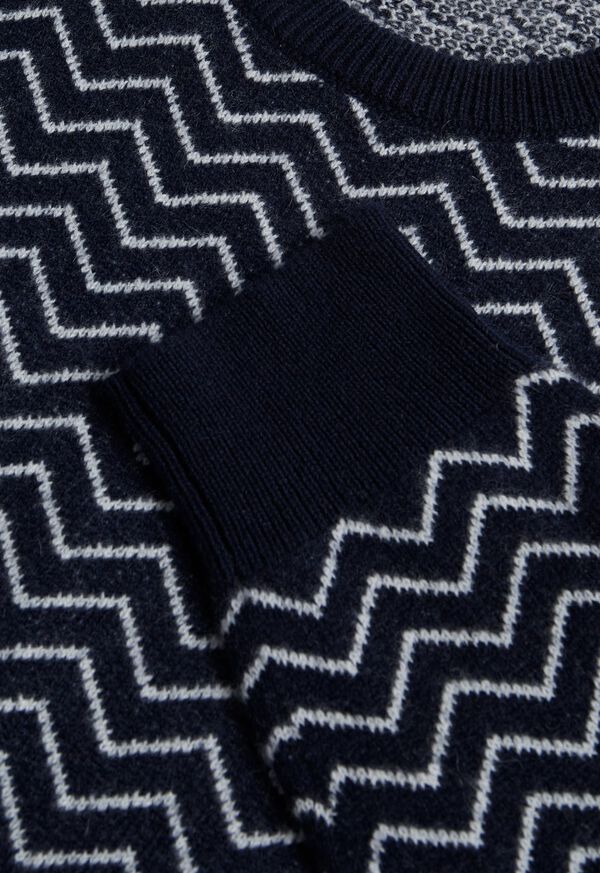 Paul Stuart Cashmere micro pattern Sweater, image 2