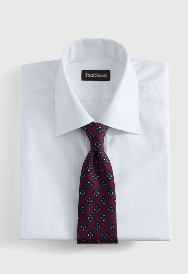Paul Stuart Silk Medallion Print Tie, image 2