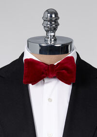 Paul Stuart <div>Stretch Velvet Blunt Edge Bow Tie</div>, thumbnail 6