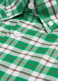 Paul Stuart Plaid Flannel Sport Shirt, thumbnail 2