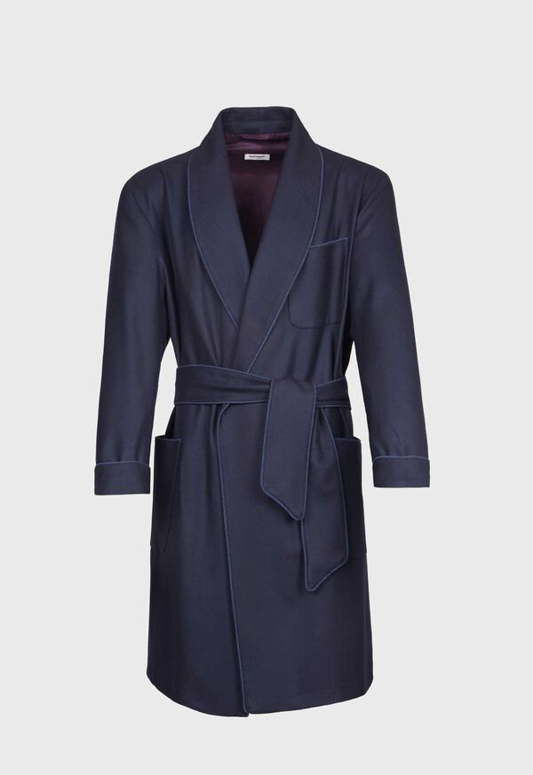Paul Stuart Navy Cashmere Robe, image 1
