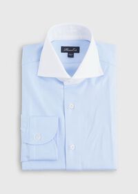 Paul Stuart Twill Contrast Collar Dress Shirt, thumbnail 1