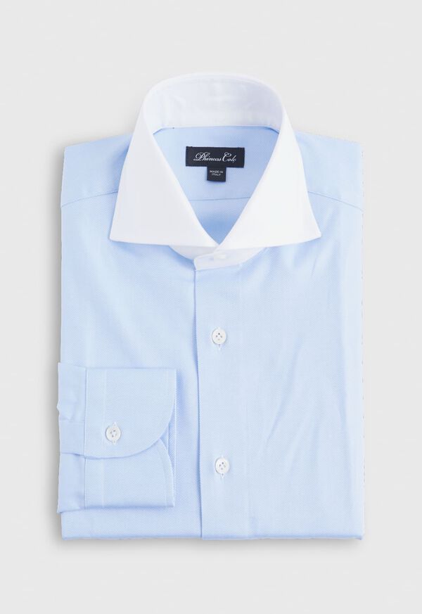 Paul Stuart Twill Contrast Collar Dress Shirt, image 1